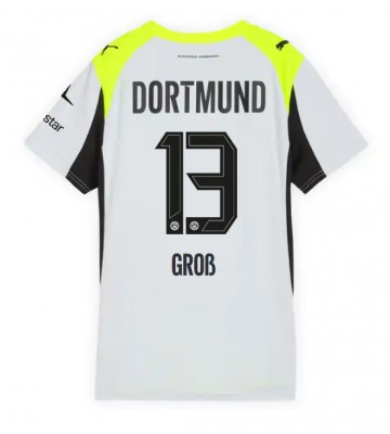 Borussia Dortmund Pascal Gross #13 Udebanetrøje Dame 2025-26 Kortærmet